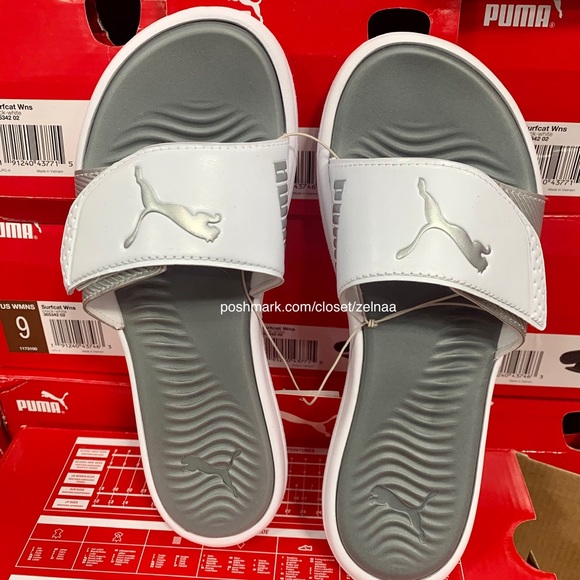 PUMA Women’s Slides Sizes 7, 8, 9, 10 - Picture 1 of 7